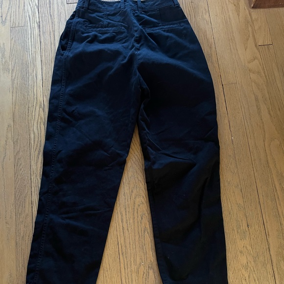 Black Babaton pleated pants size 8 - Picture 2 of 5